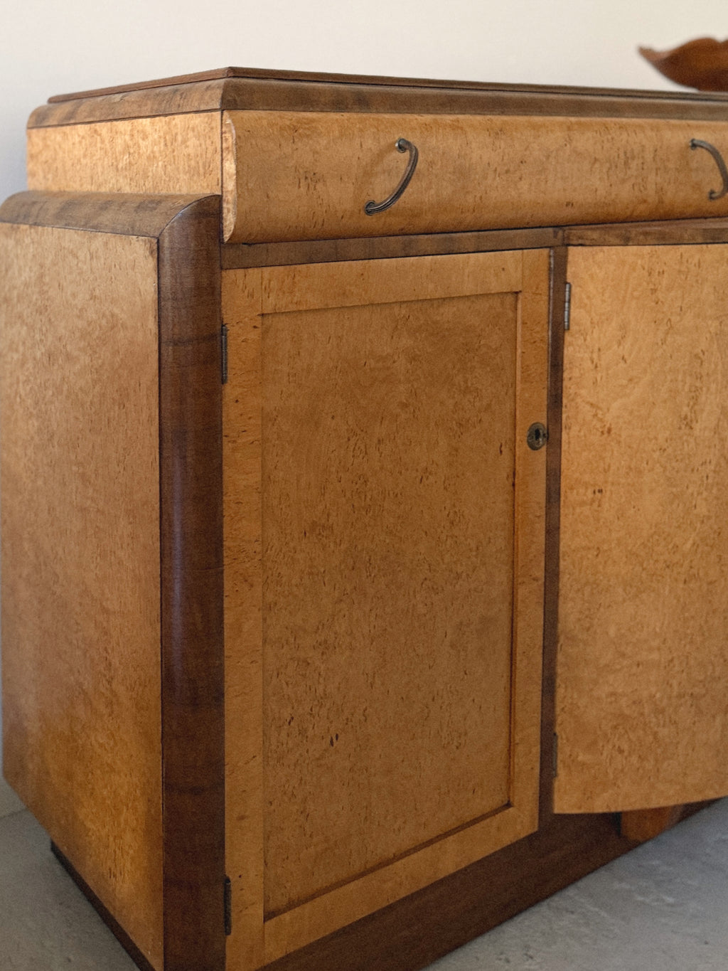 Art Deco Burl Sideboard