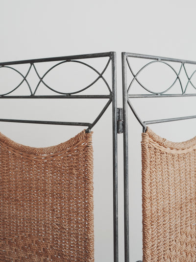 Wrought Iron Folding Screen