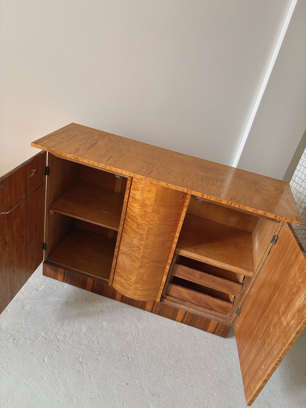 Art Deco Burr Sideboard