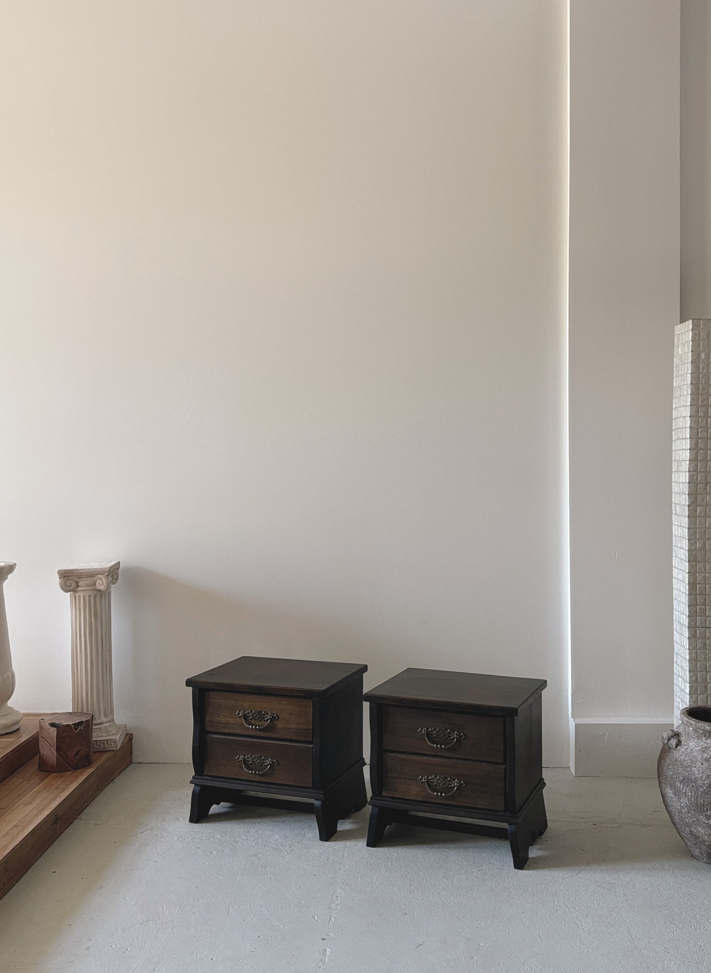 Brutalist Bedside Tables