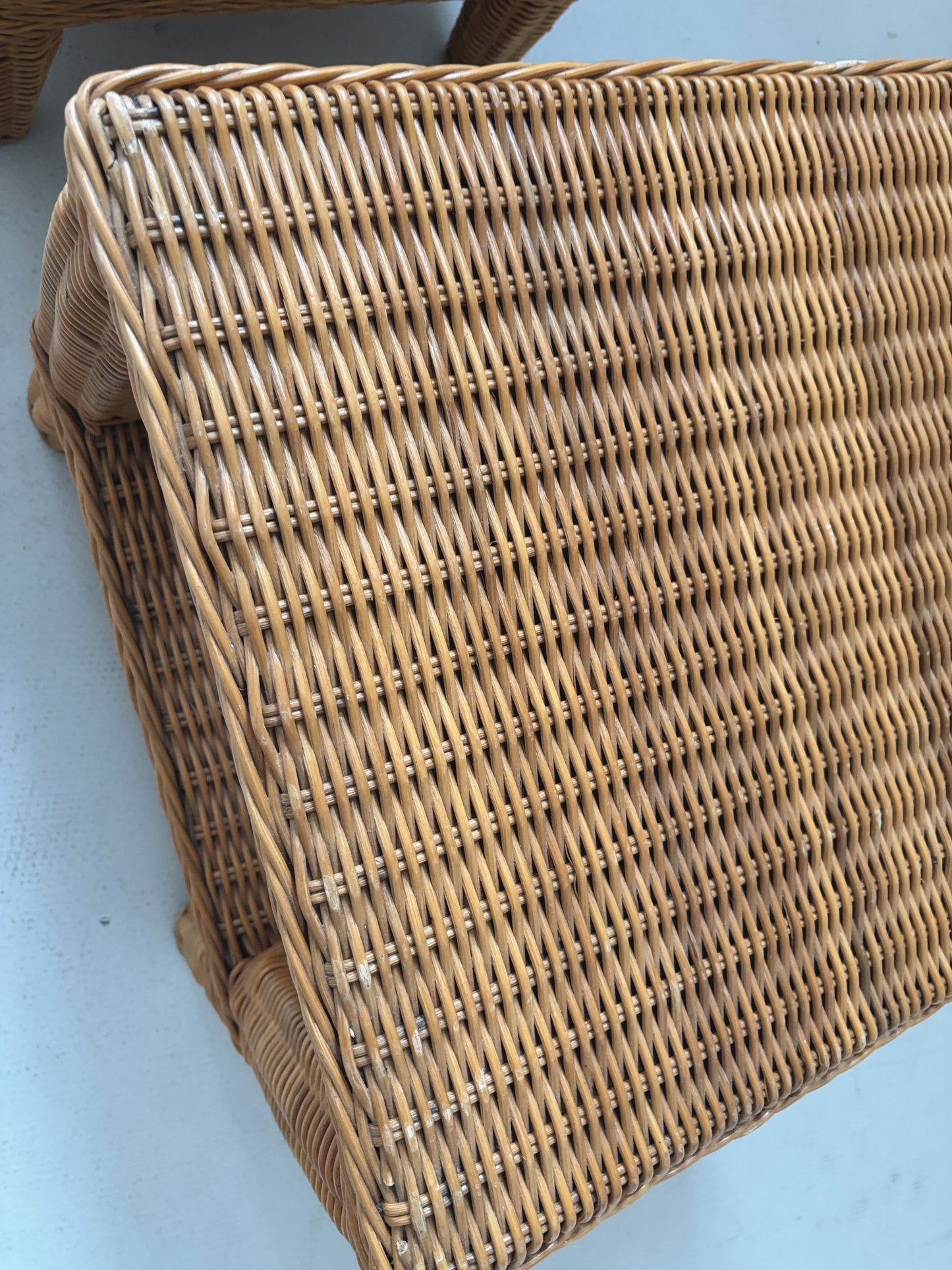 Pair of Rattan Bedside Tables