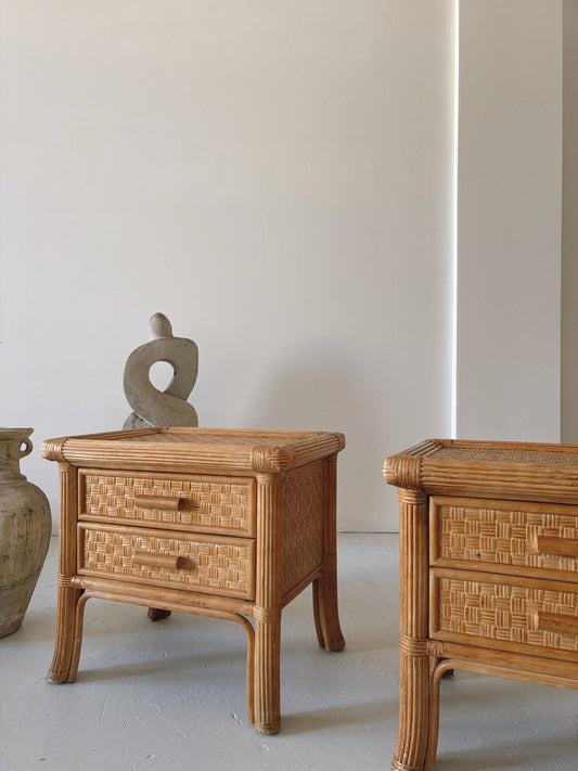 Rattan Bedside Tables