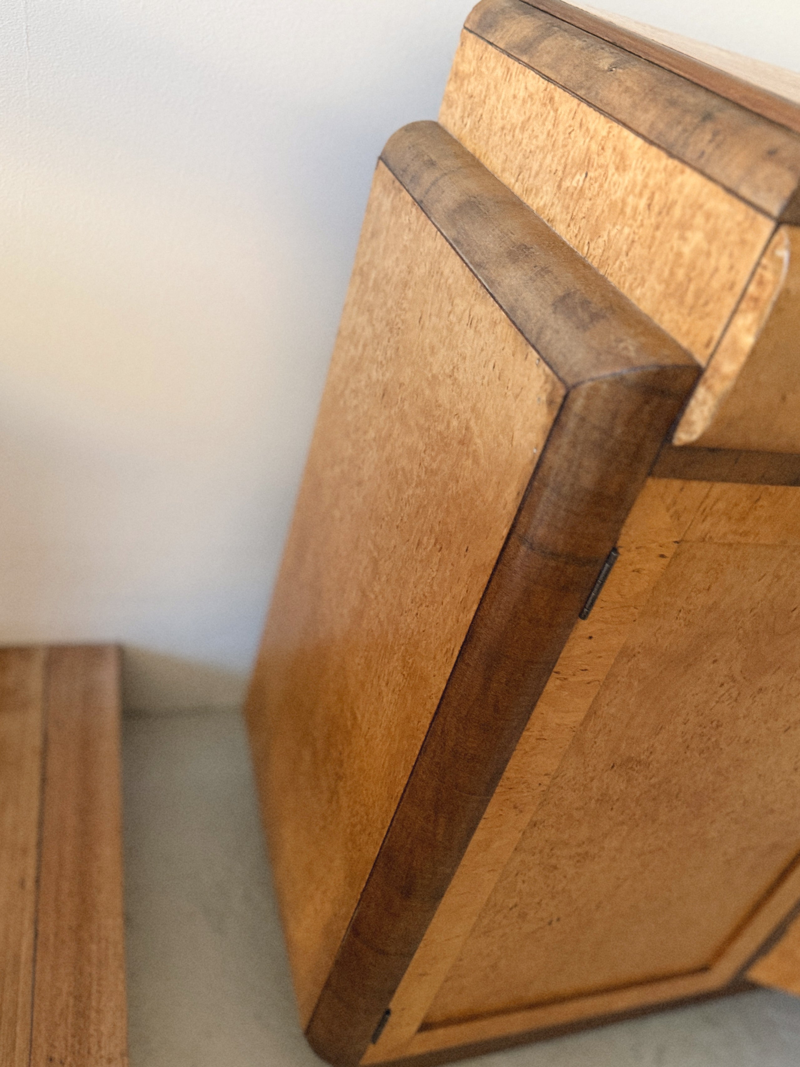 Art Deco Burl Sideboard