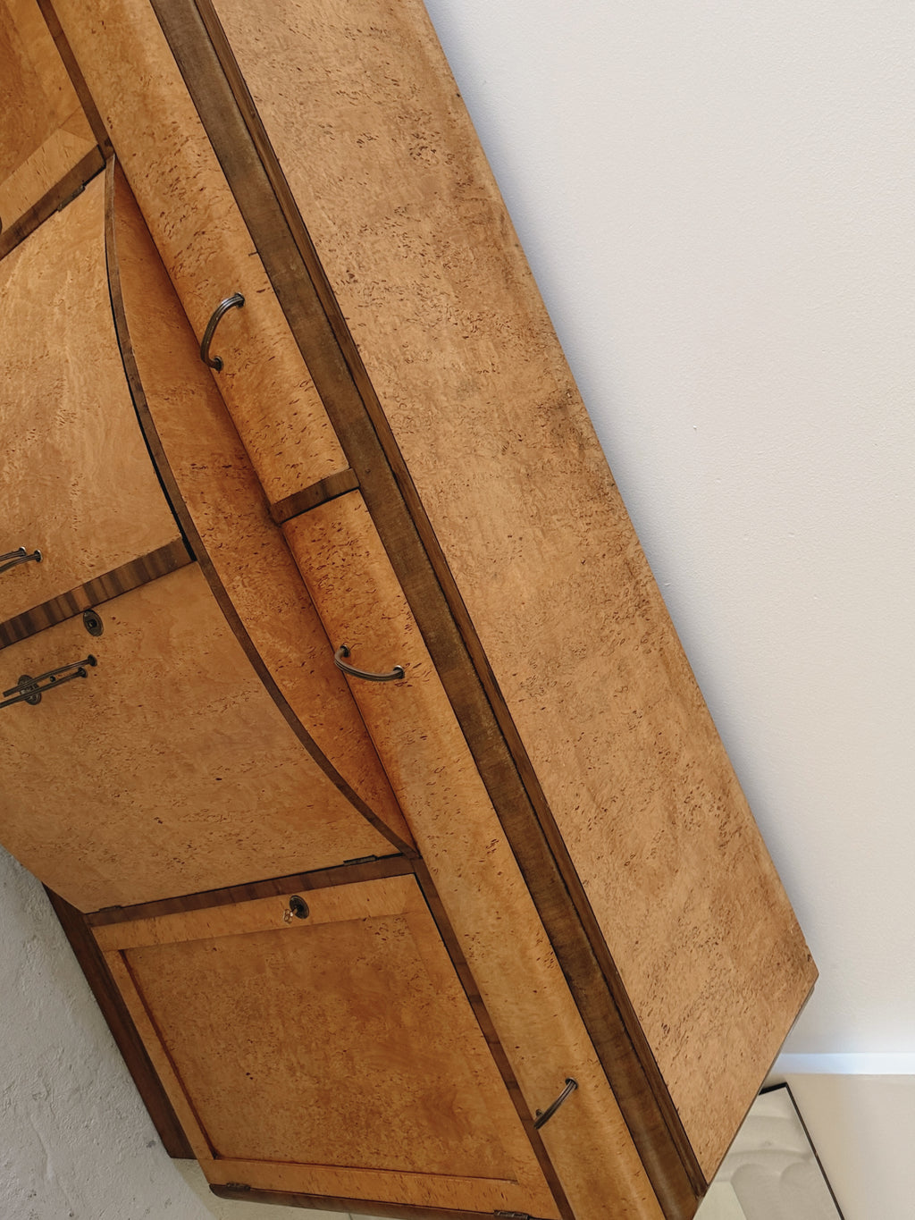 Art Deco Burl Sideboard