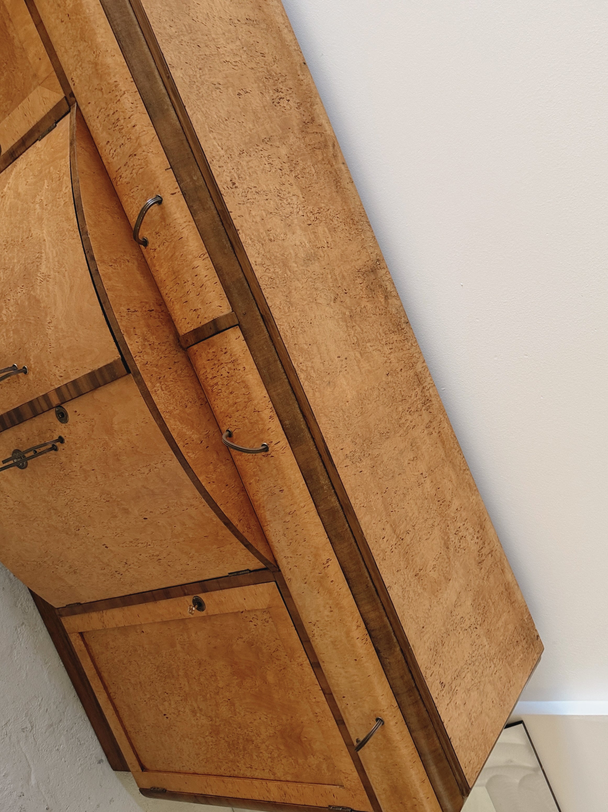 Art Deco Burl Sideboard
