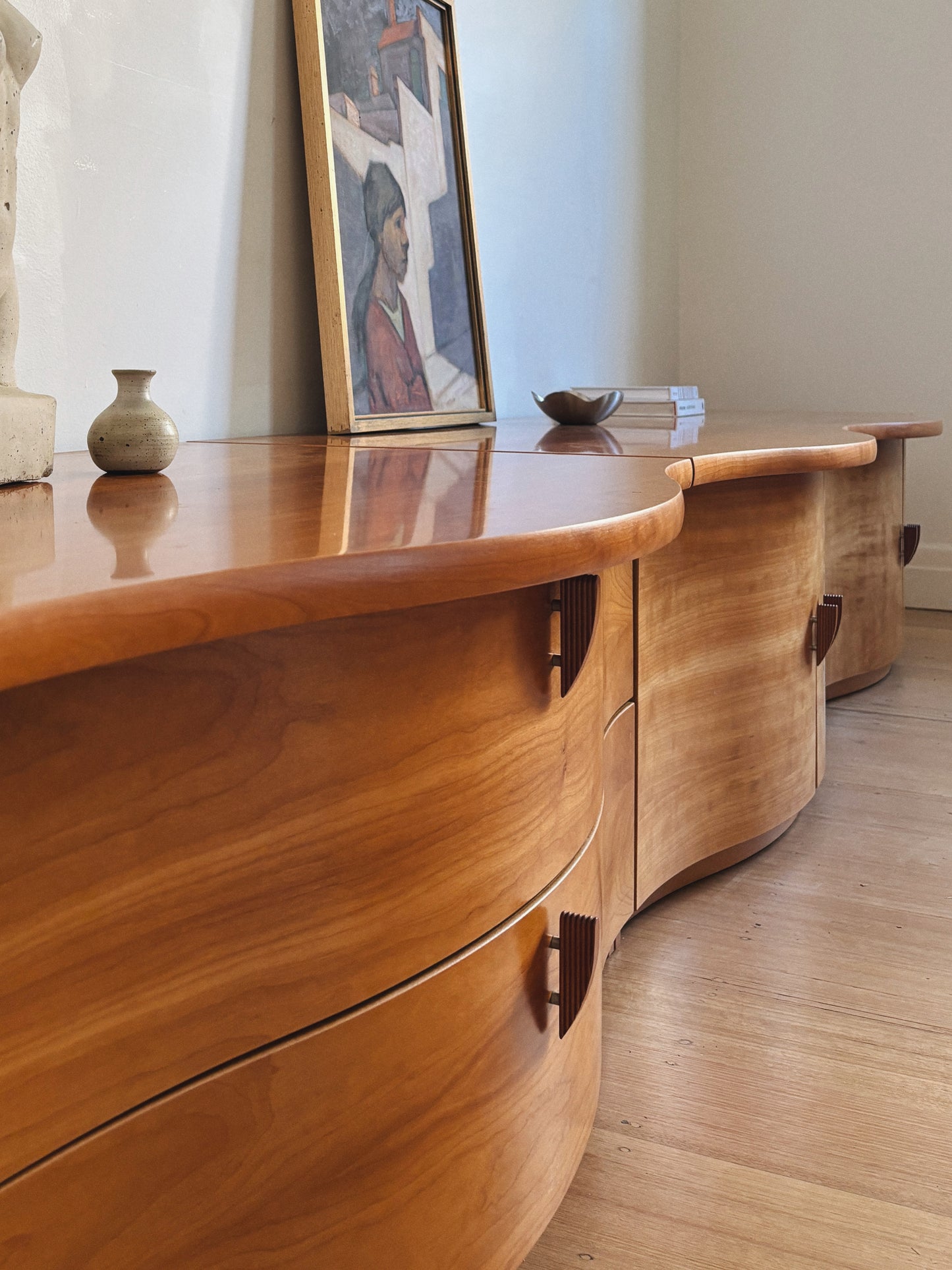 Danish Wave Front Sideboard