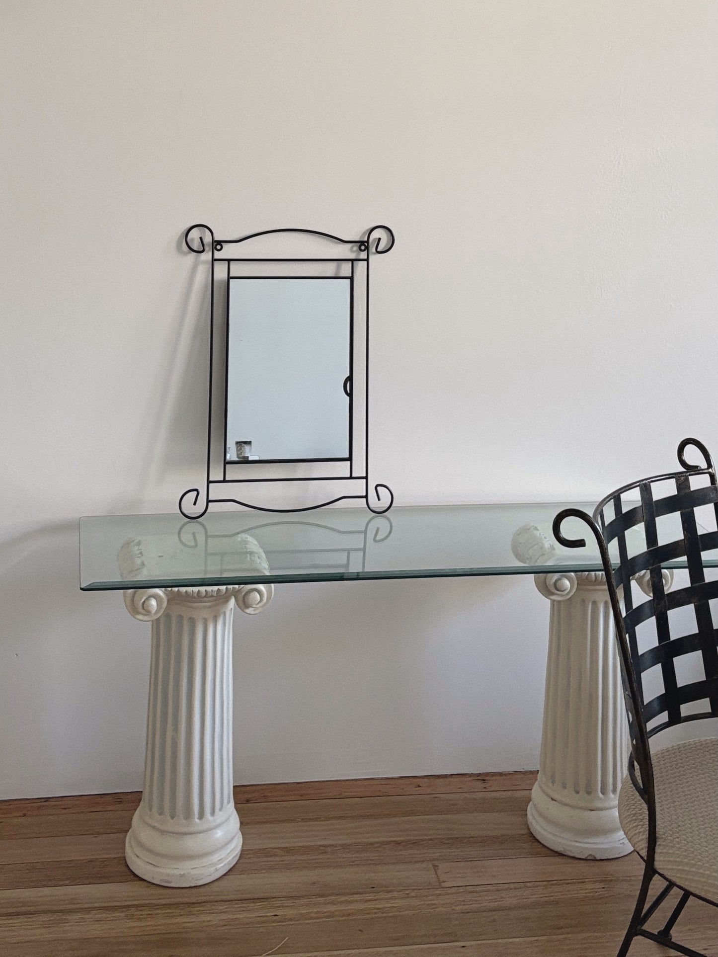 Curled Steel Mirror