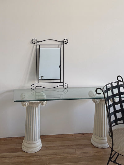 Curled Steel Mirror