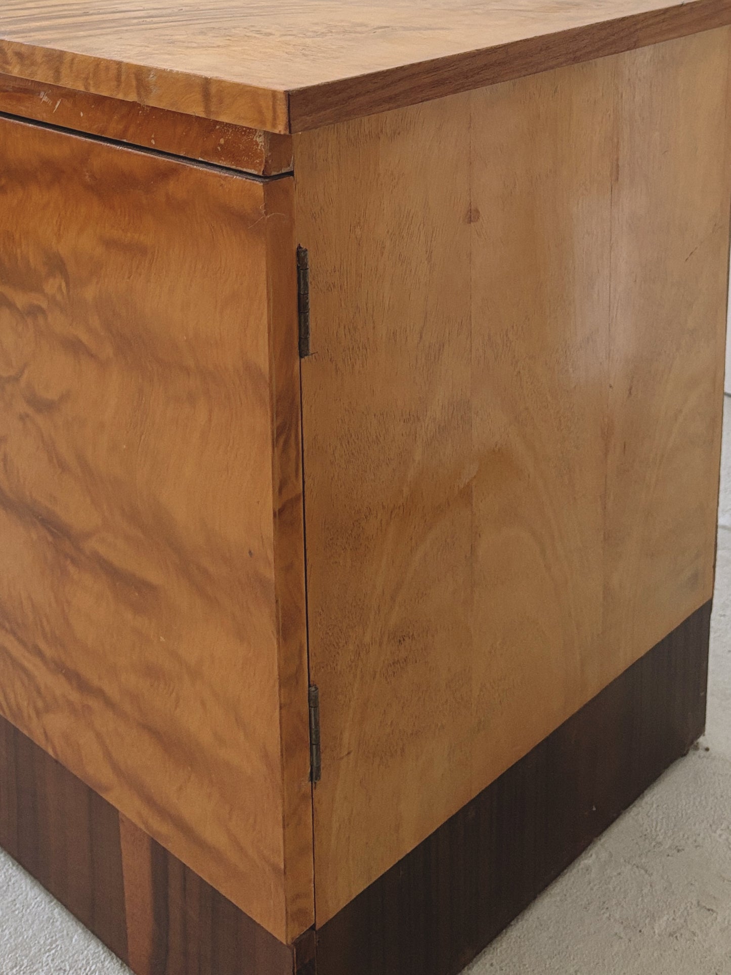 Art Deco Burr Bedside Tables