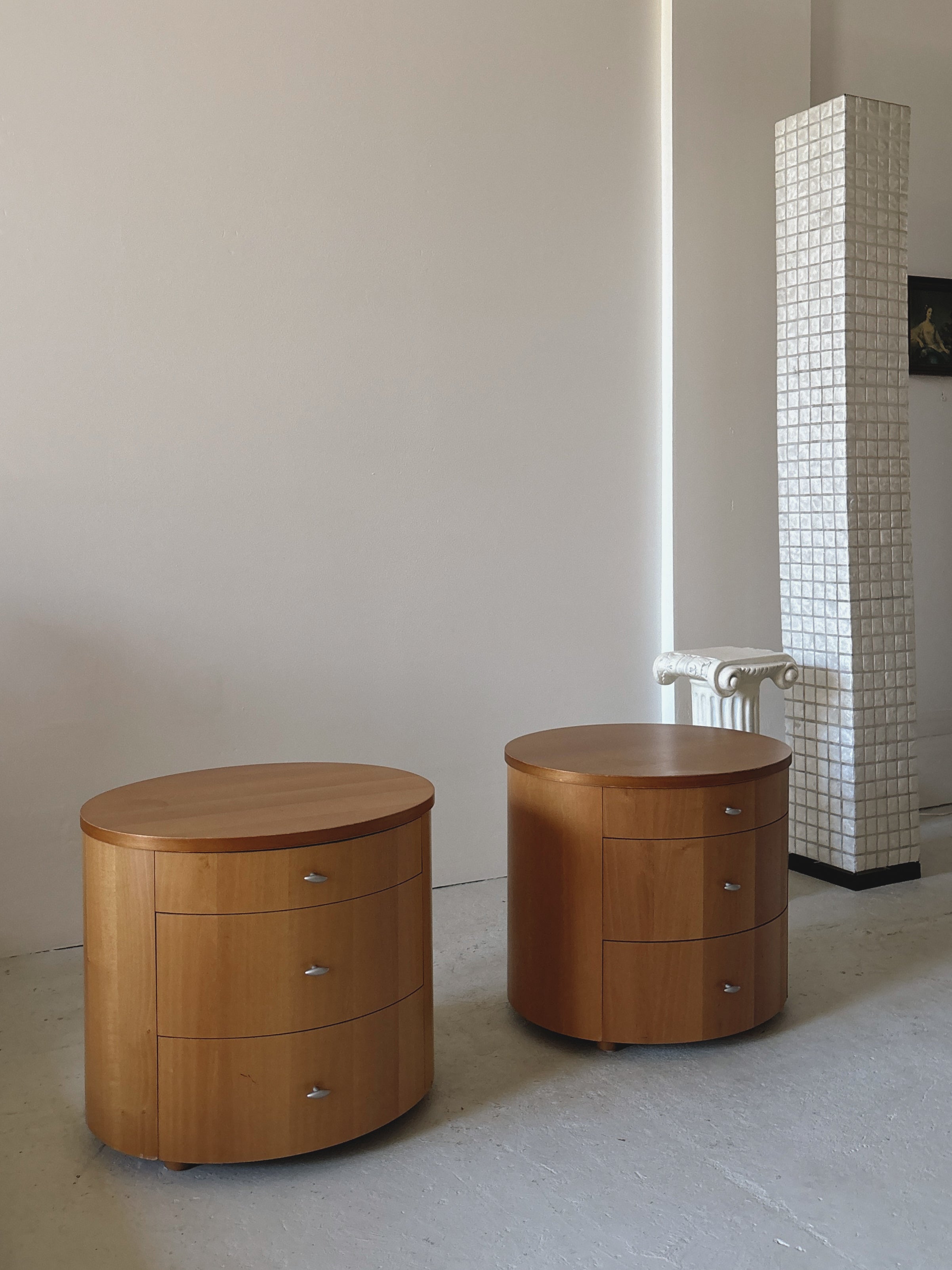 Oval Bedside Tables