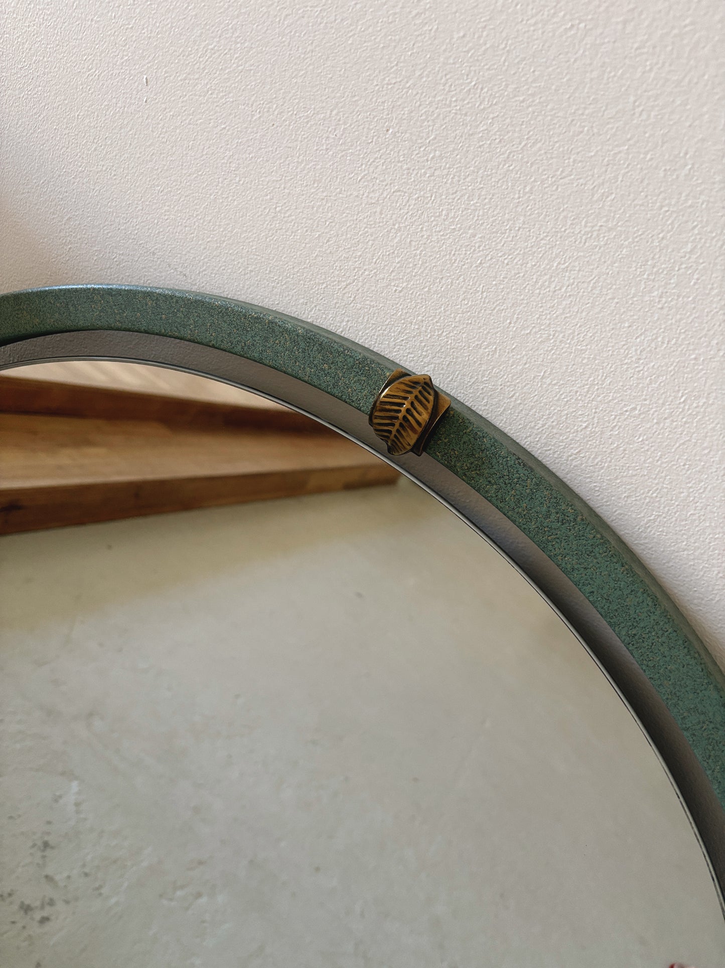 Round Post Modern Mirror