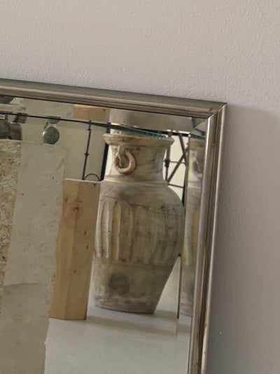 Vintage Silver Ledge Mirror