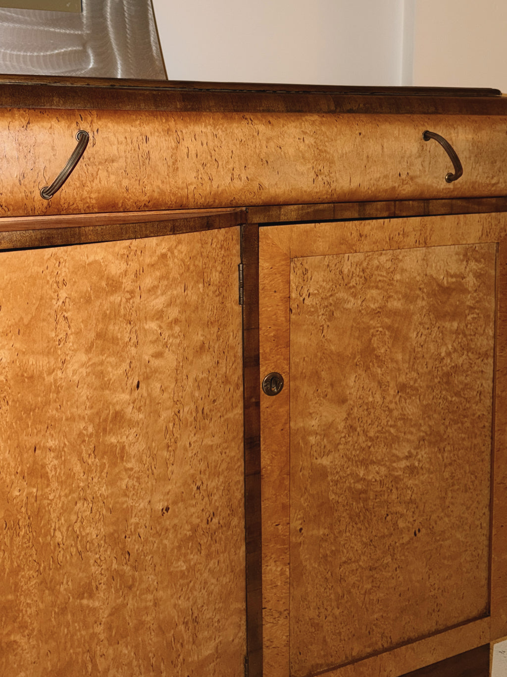 Art Deco Burl Sideboard