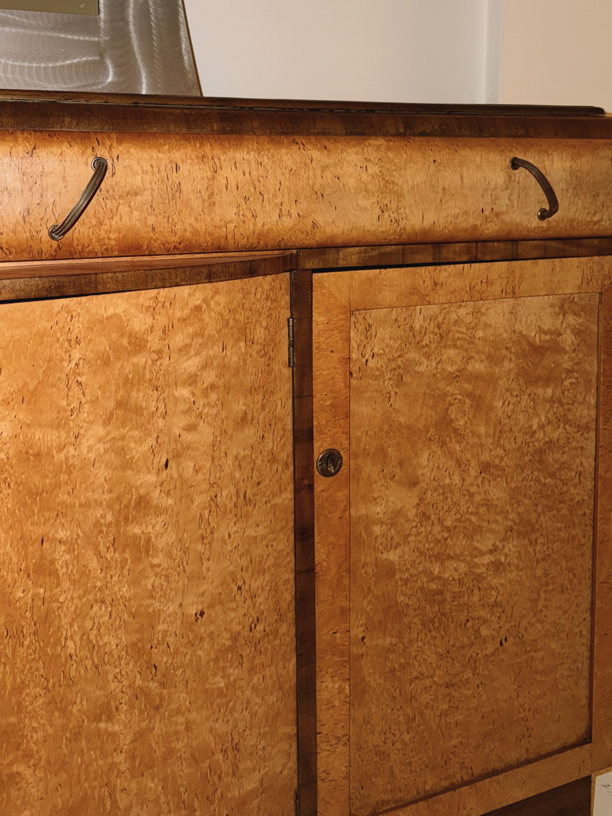Art Deco Burl Sideboard