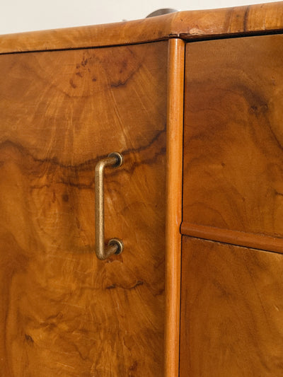 Walnut Burl Low Sideboard