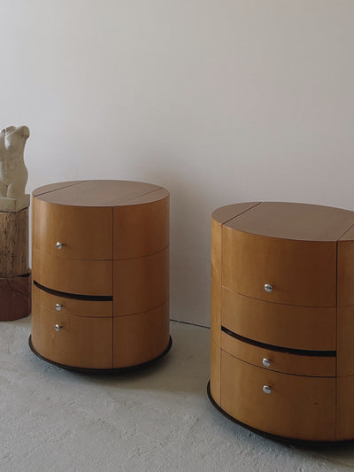 Oval 1990s Bedside Tables